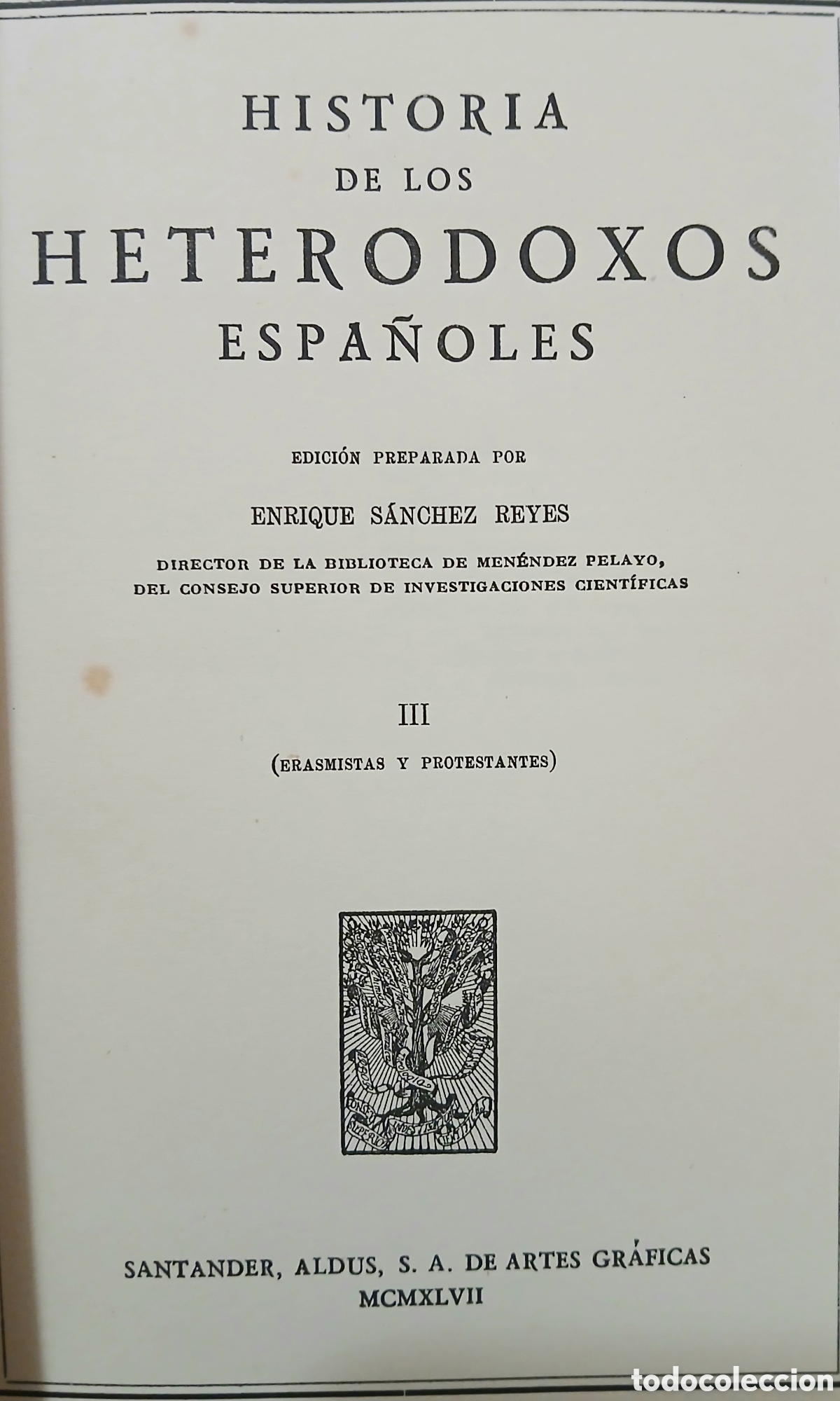 Libros de segunda mano: Historia de los heterodoxos espa&ntilde;oles - Foto 6