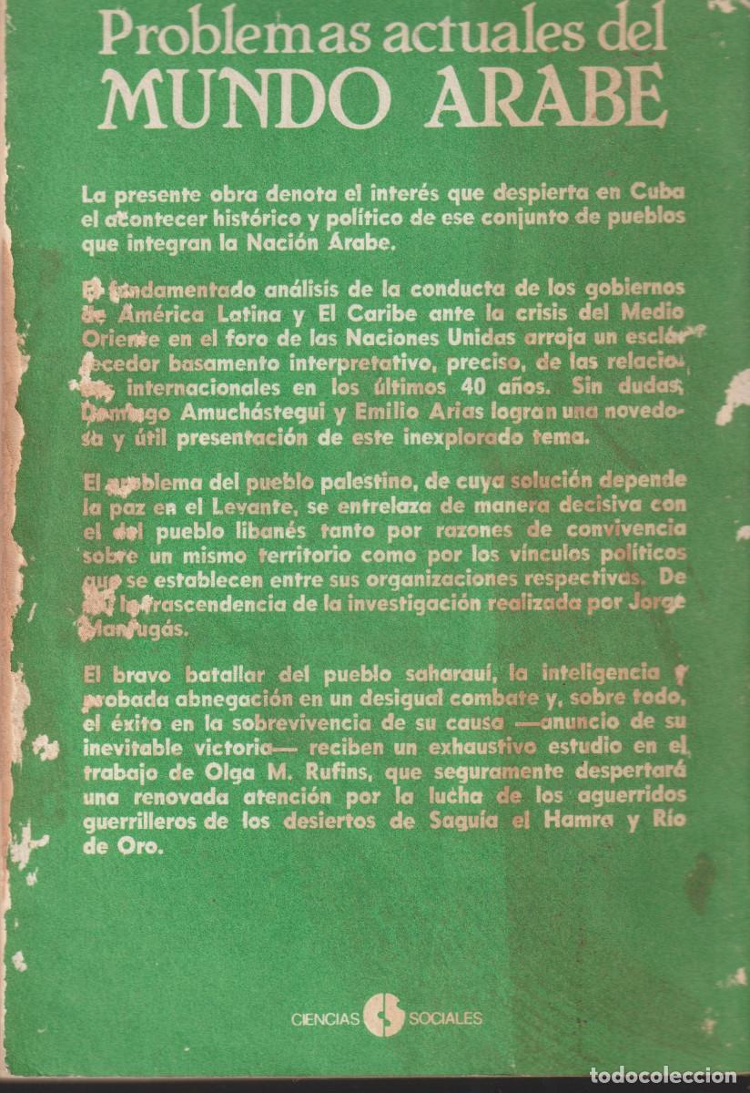 Libros de segunda mano: LIBRO PROBLEMAS ACTUALES EN EL MUNDO ARABE - Foto 1