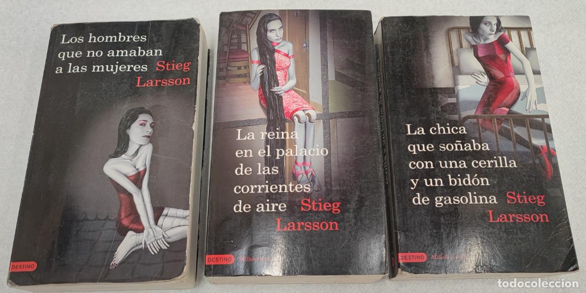 Libros de segunda mano: 3 LIBROS MILLENIUM, STIEG LARSSON, EDICIONES DESTINO - Foto 1