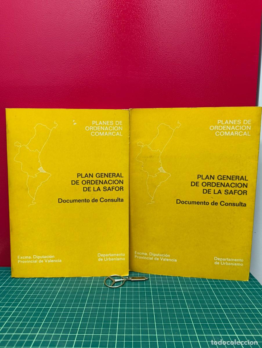Libros de segunda mano: Plan general de ordenaci&oacute;n de La Safor &ndash; Documento de consulta (lote 2 ejemplares + planos) - Foto 1