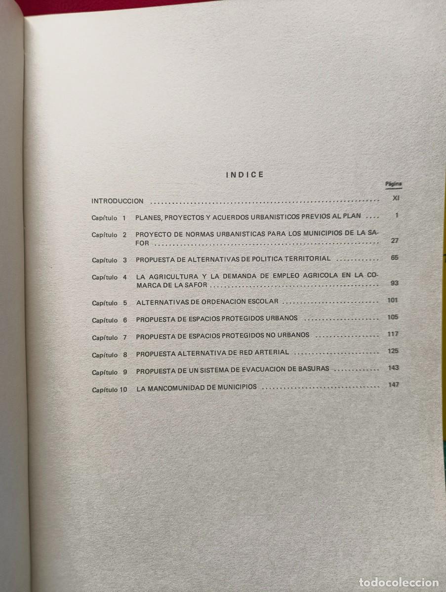 Libros de segunda mano: Plan general de ordenaci&oacute;n de La Safor &ndash; Documento de consulta (lote 2 ejemplares + planos) - Foto 2