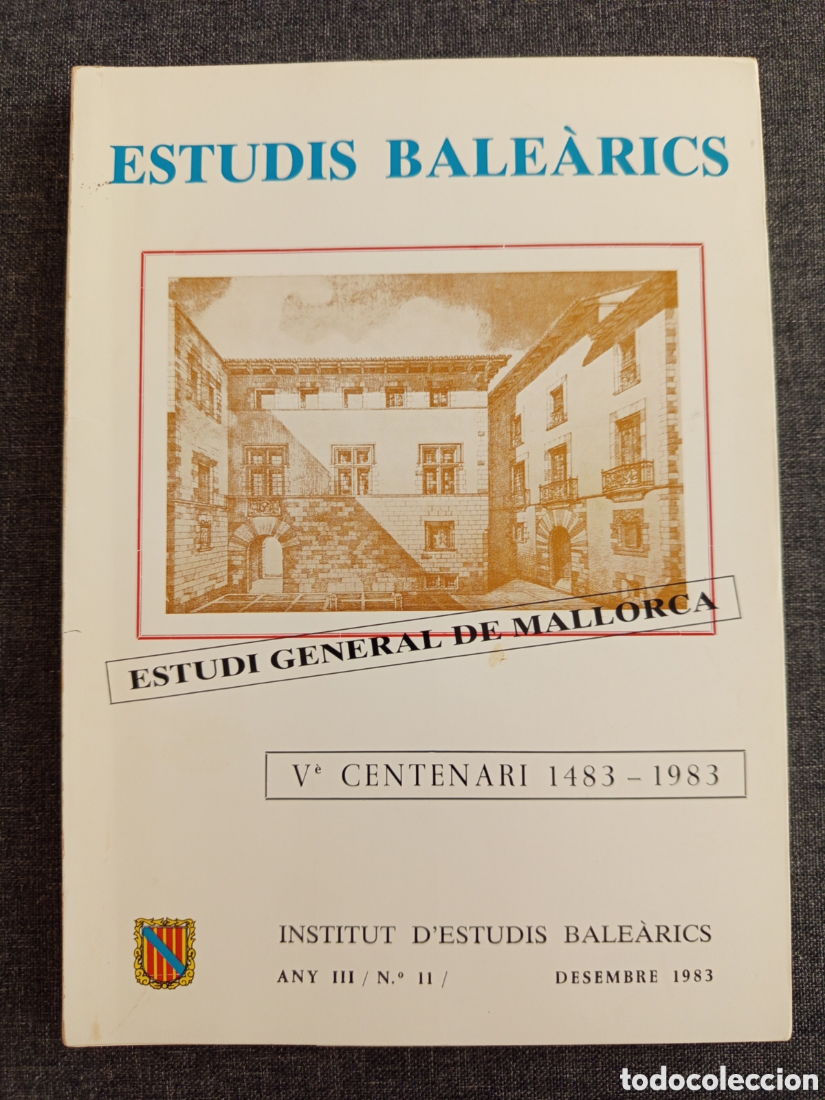 Libros de segunda mano: ESTUDIS BALEARICS N&deg; 11. ESTUDI GENERAL DE MALLORCA - Foto 1