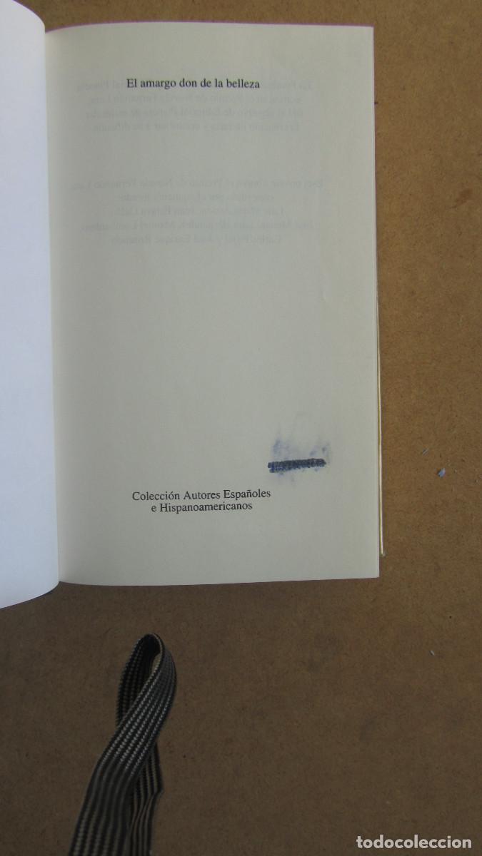 Libros de segunda mano: El amargo don de la belleza Moix, Terenci - Foto 6