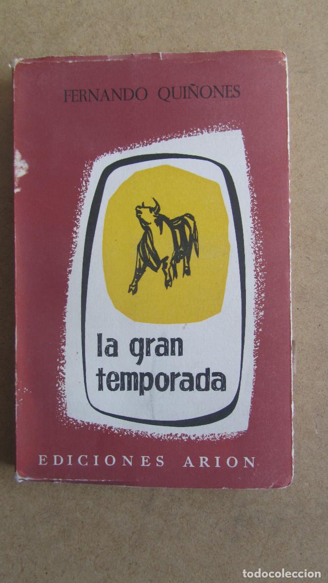 Libros de segunda mano: La gran temporada. QUI&Ntilde;ONES, Fernando. - Foto 1