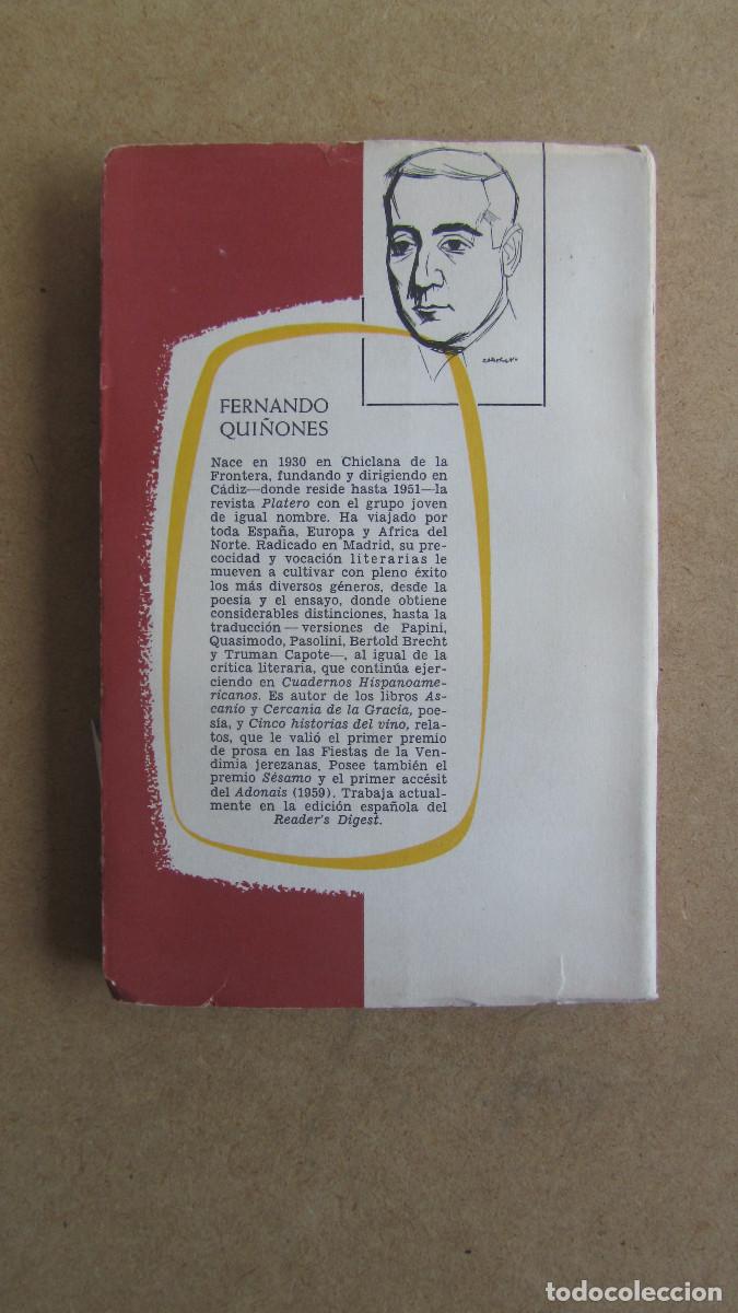 Libros de segunda mano: La gran temporada. QUI&Ntilde;ONES, Fernando. - Foto 3