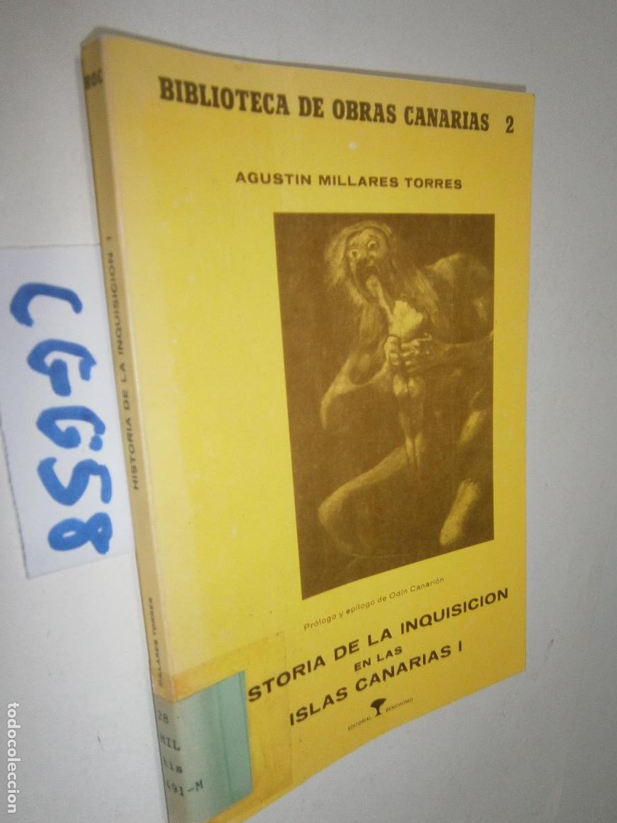 Libros de segunda mano: ANTIGUO LIBRO - HISTORIA DE LA INQUISICION EN LAS ISLAS CANARIAS - Foto 1