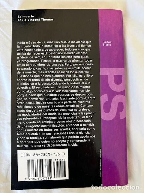 Libros de segunda mano: La muerte -Louis Vincent Thomas- - Foto 2