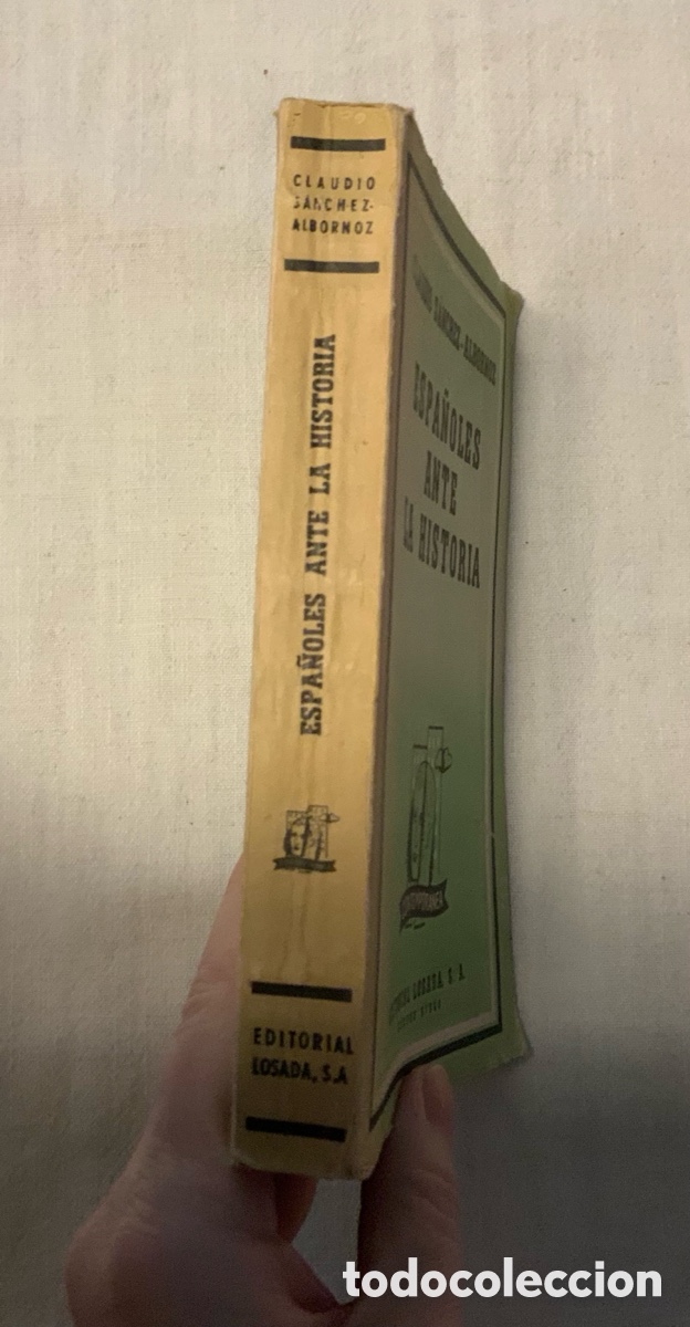 Libros de segunda mano: Espa&ntilde;oles ante la historia. Claudio S&aacute;nchez-Albornoz. - Foto 2