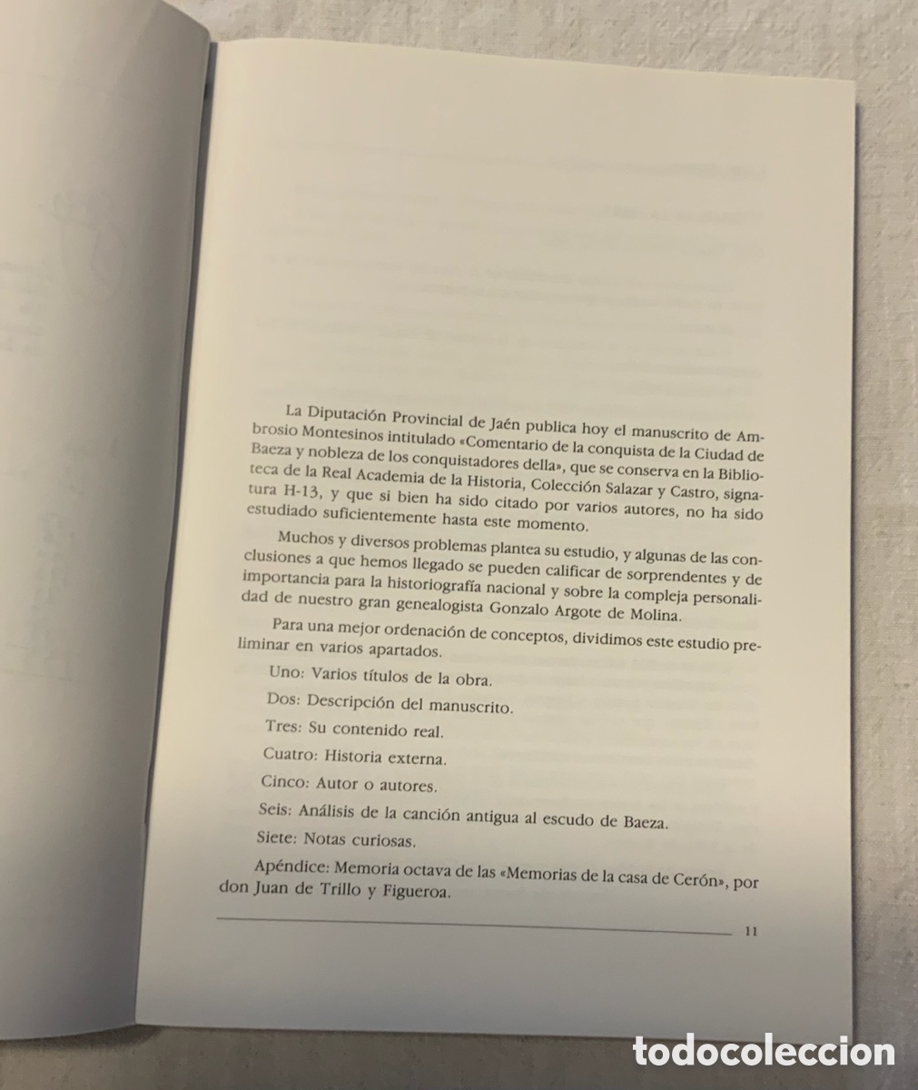 Libros de segunda mano: Comentarios de la conquista de la Ciudad de Baeza y nobleza de los conquistadores della - Foto 5