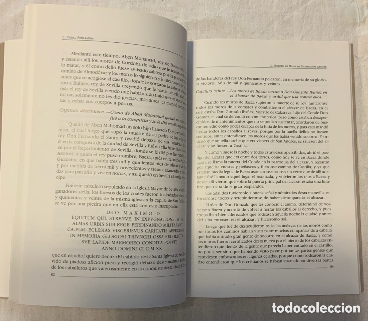 Libros de segunda mano: Comentarios de la conquista de la Ciudad de Baeza y nobleza de los conquistadores della - Foto 6