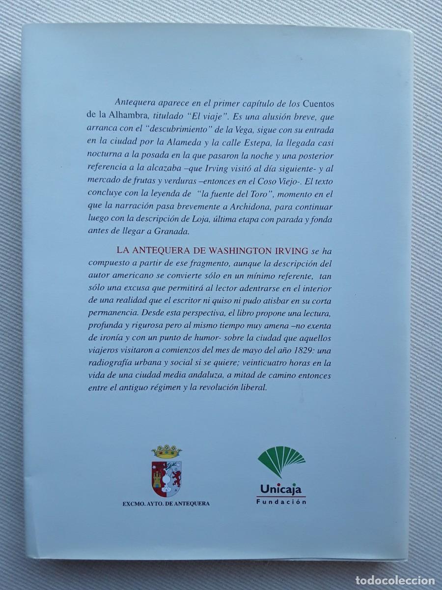 Libros de segunda mano: LA ANTEQUERA DE WASHINGTON IRVING. ANTONIO PAREJO. - Foto 6
