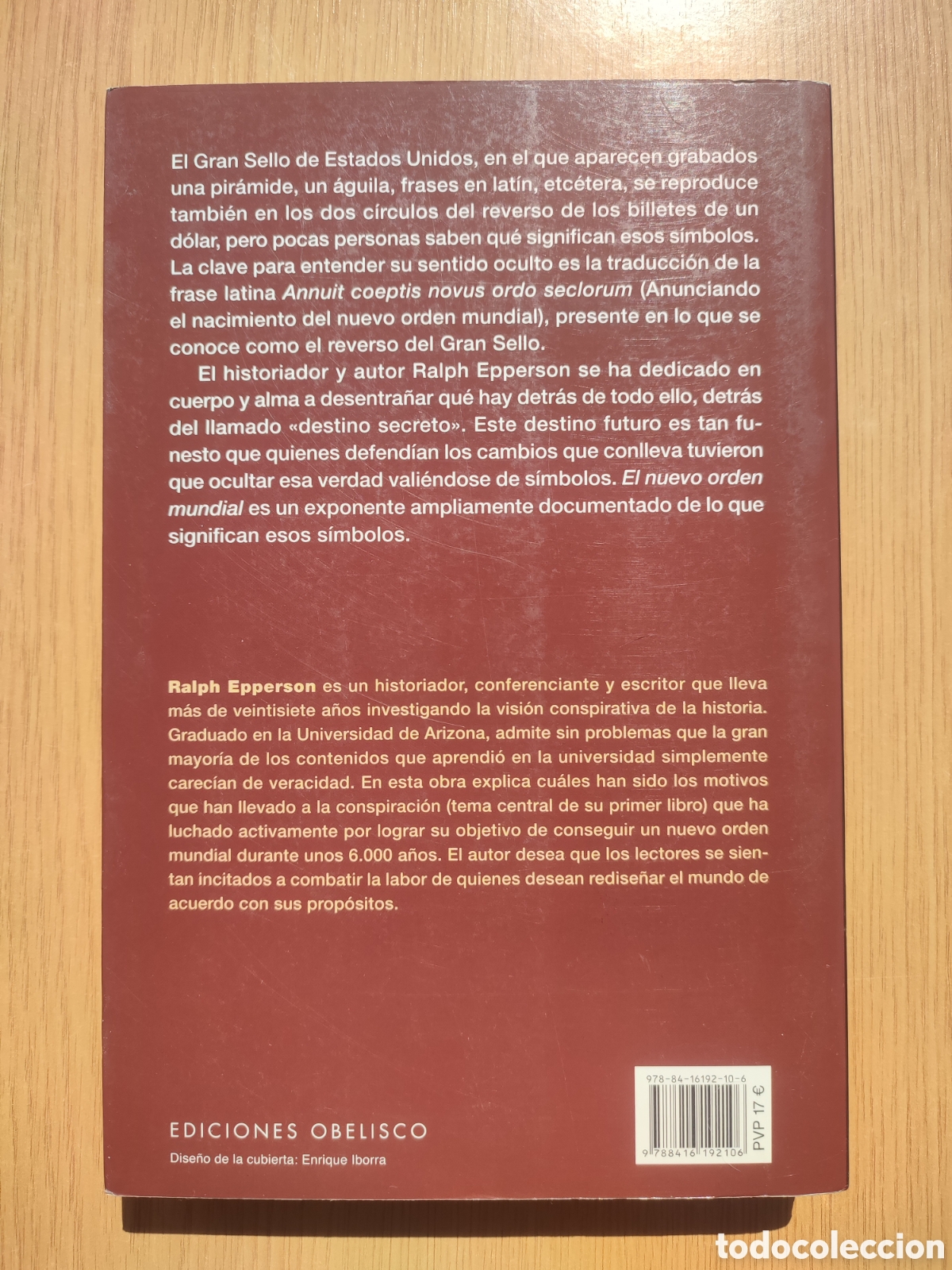 Libros de segunda mano: El nuevo orden mundial. Ralph Epperson - Foto 2