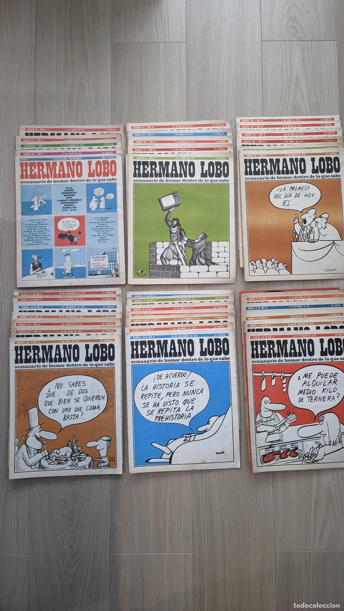 Libros de segunda mano: REVISTAS ANTIGUAS HERMANO LOBO - Foto 2