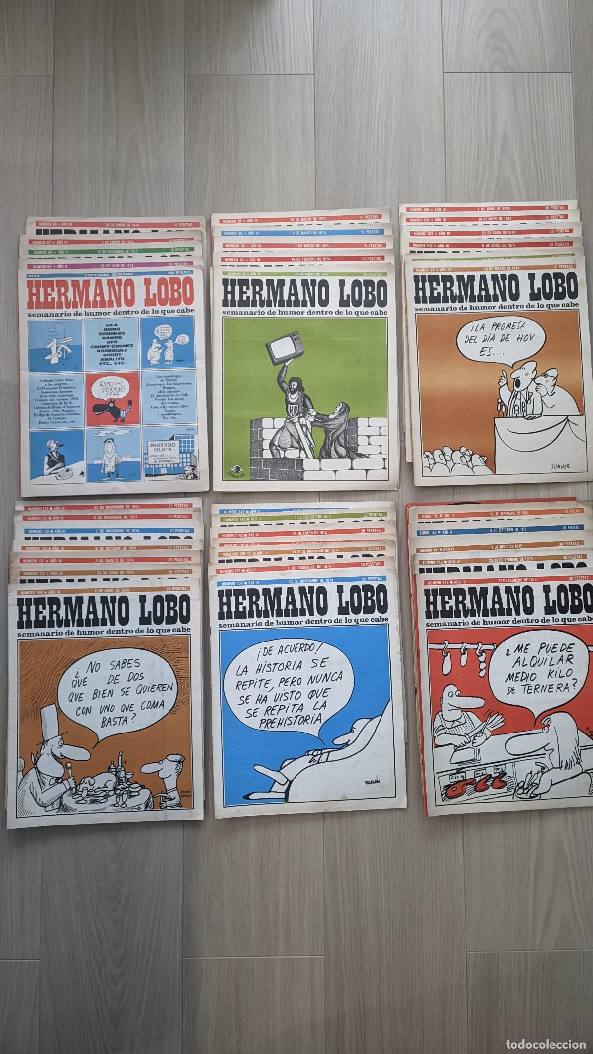 Libros de segunda mano: REVISTAS ANTIGUAS HERMANO LOBO - Foto 3