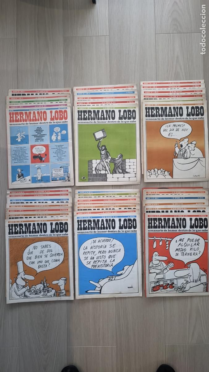Libros de segunda mano: REVISTAS ANTIGUAS HERMANO LOBO - Foto 4