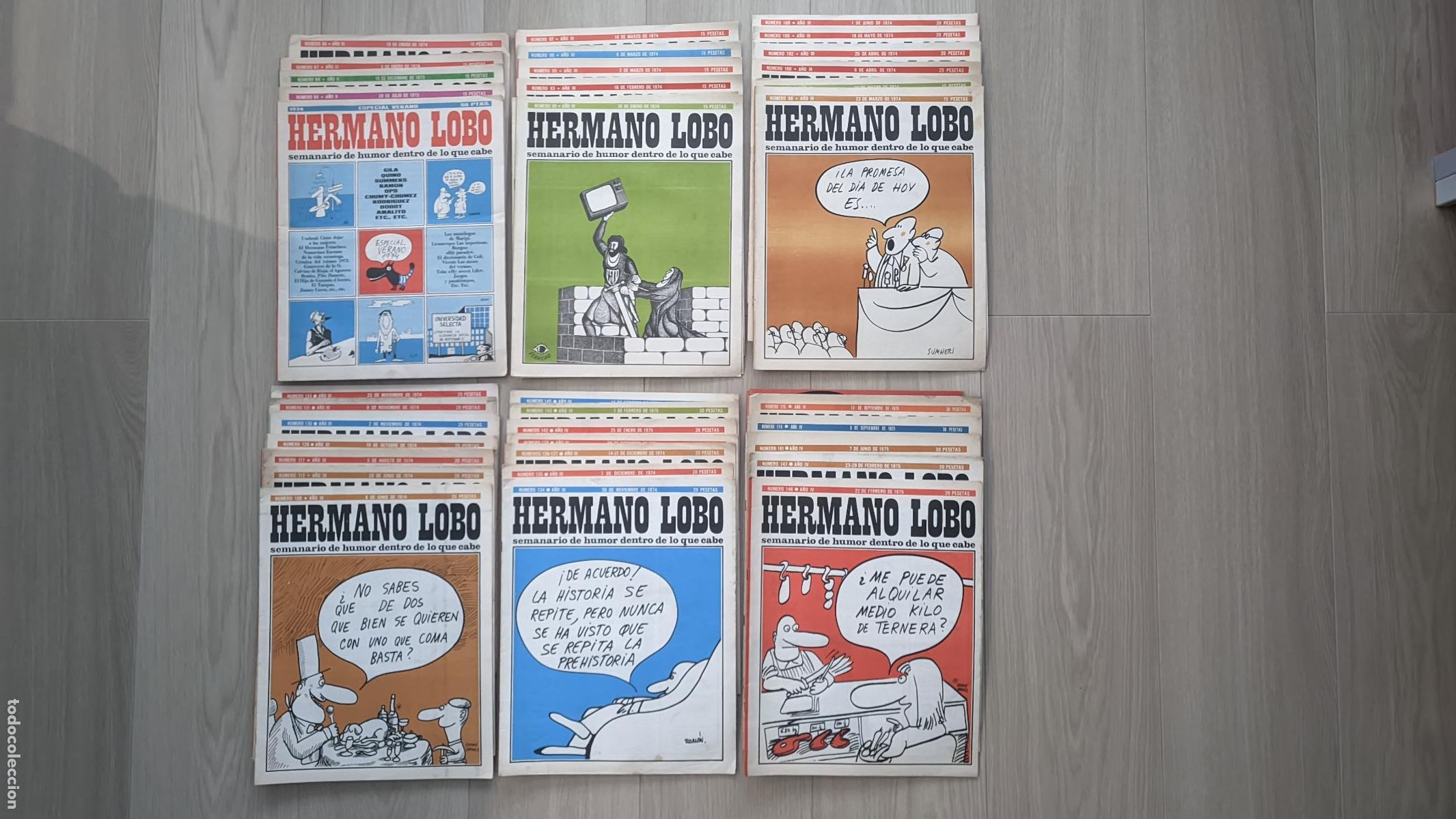 Libros de segunda mano: REVISTAS ANTIGUAS HERMANO LOBO - Foto 6