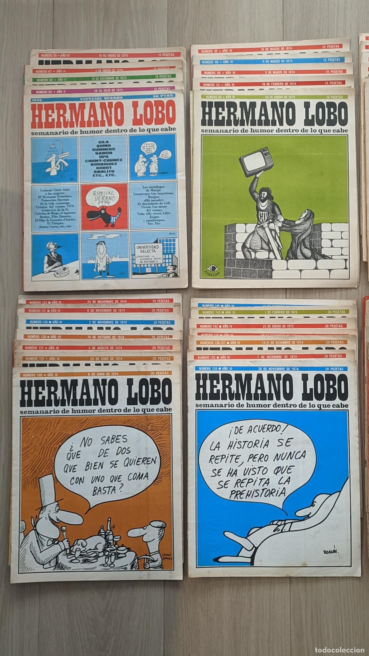 Libros de segunda mano: REVISTAS ANTIGUAS HERMANO LOBO - Foto 7