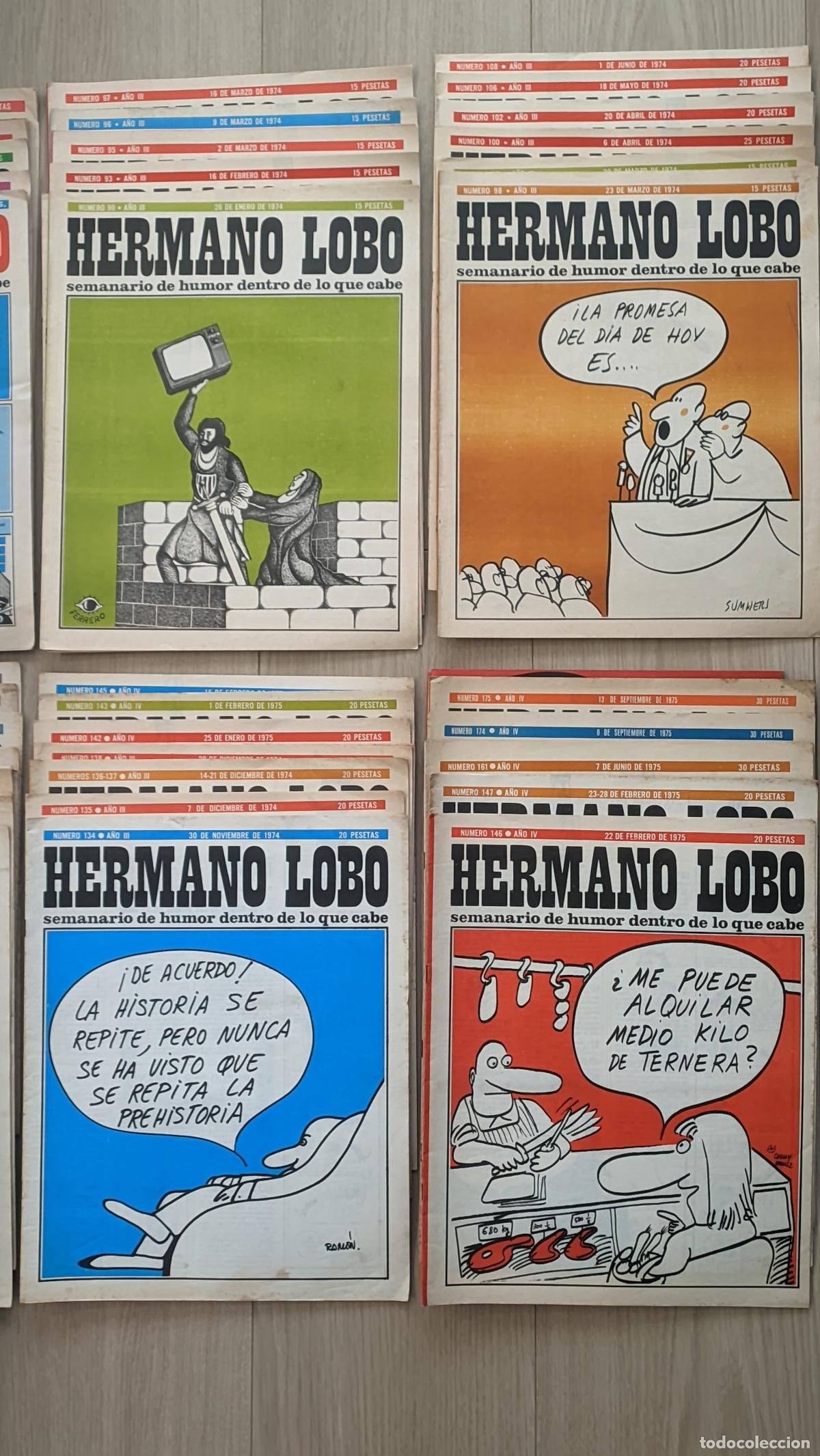 Libros de segunda mano: REVISTAS ANTIGUAS HERMANO LOBO - Foto 8