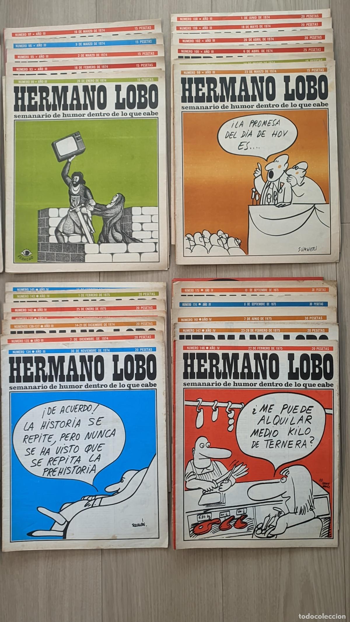 Libros de segunda mano: REVISTAS ANTIGUAS HERMANO LOBO - Foto 9