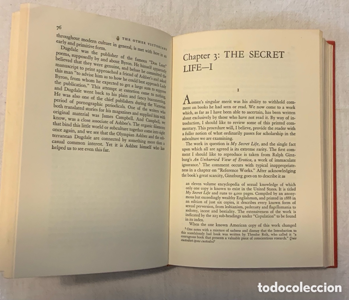 Libros de segunda mano: The other Victorians. Steven Marcus - Foto 4