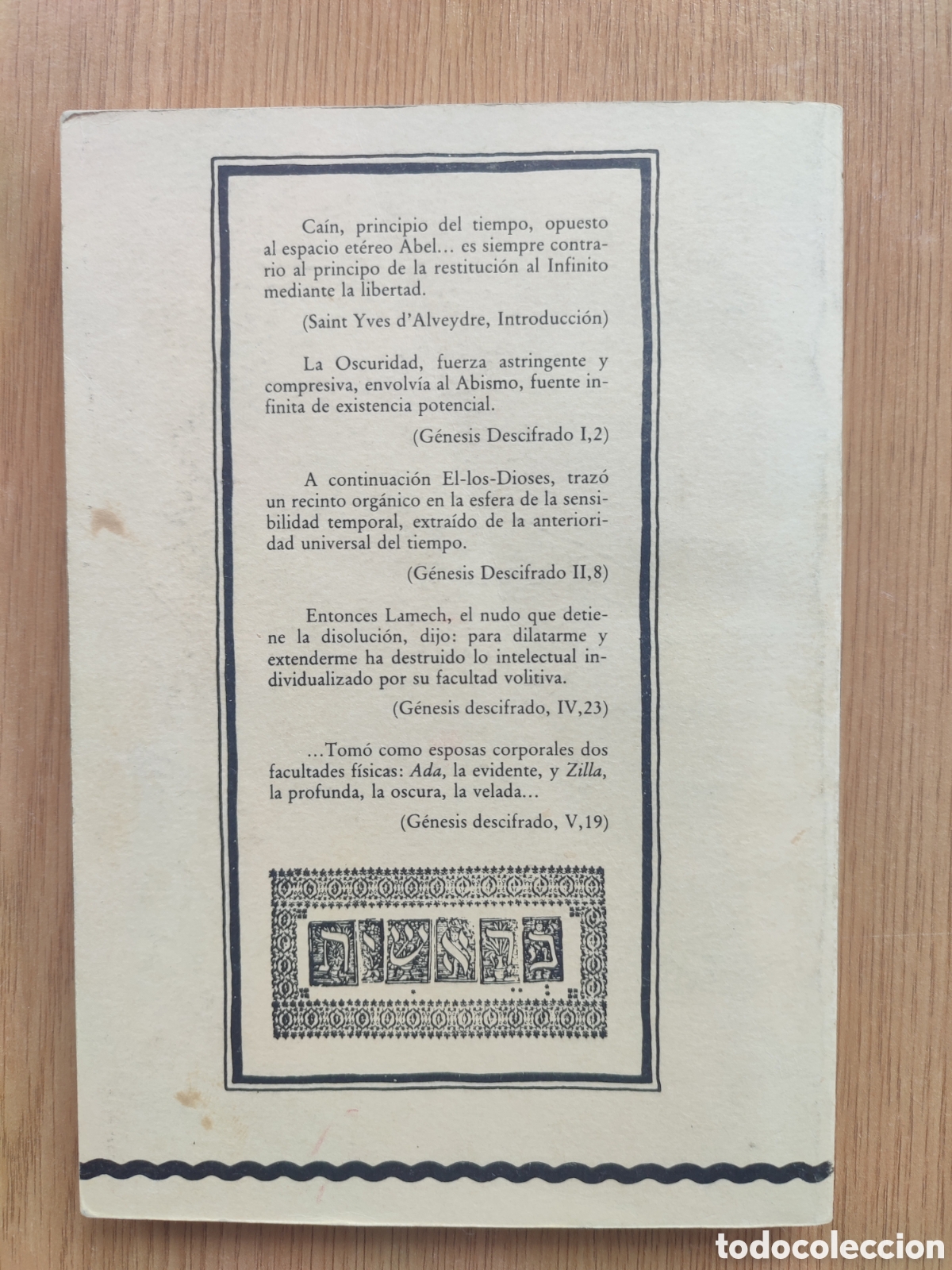 Libros de segunda mano: El Genesis descifrado. Fabre dOlivet - Foto 2