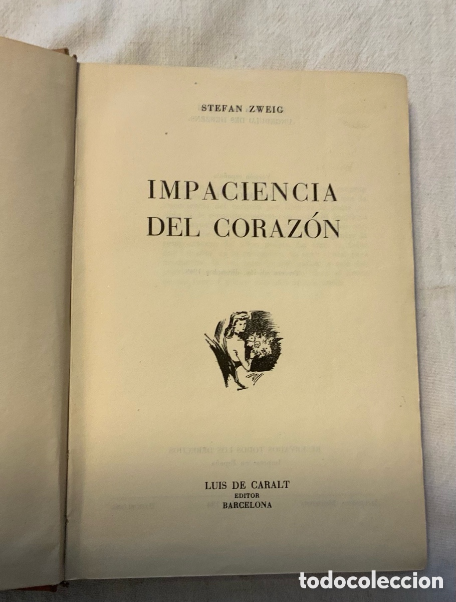 Libros de segunda mano: Impaciencia del coraz&oacute;n. Stefan Zweig - Foto 3