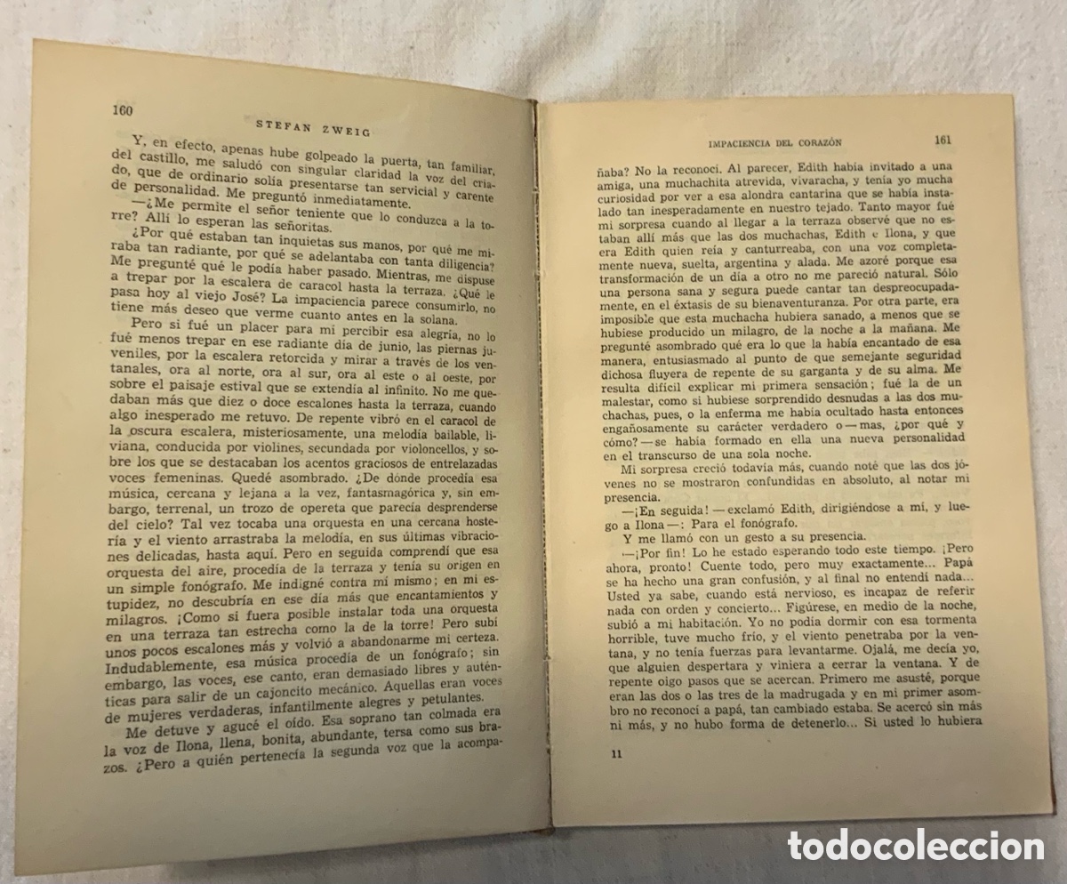 Libros de segunda mano: Impaciencia del coraz&oacute;n. Stefan Zweig - Foto 5