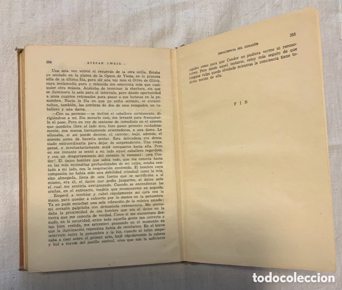 Libros de segunda mano: Impaciencia del coraz&oacute;n. Stefan Zweig - Foto 6