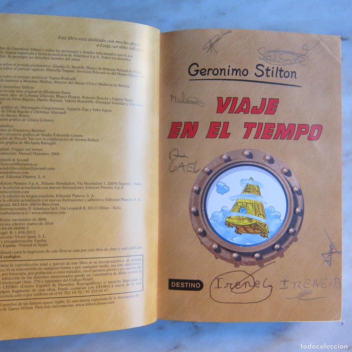 Libros de segunda mano: VIAJE EN EL TIEMPO - GER&Oacute;NIMO STILTON (DESTINO) INFANTIL - Foto 9