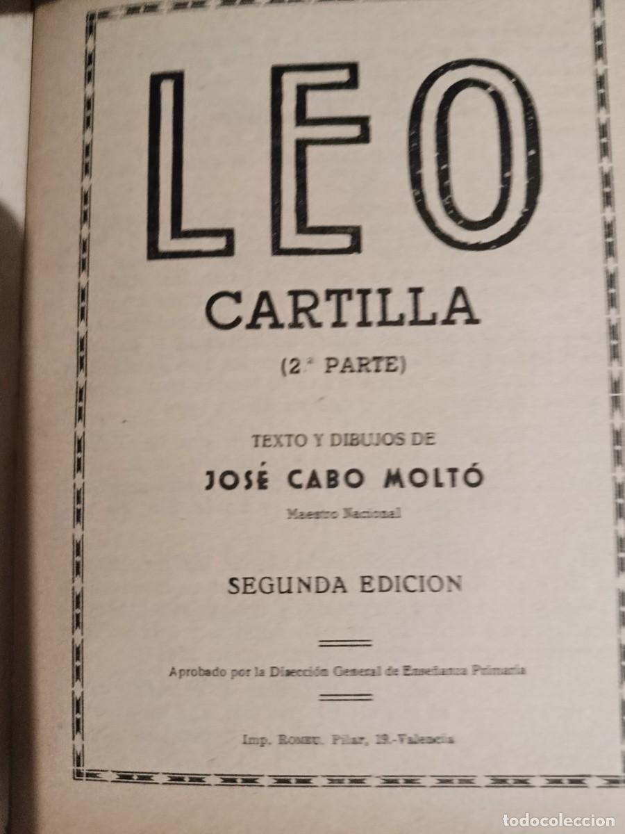 Libros de segunda mano: LEO CARTILLA Segunda parte - Foto 2