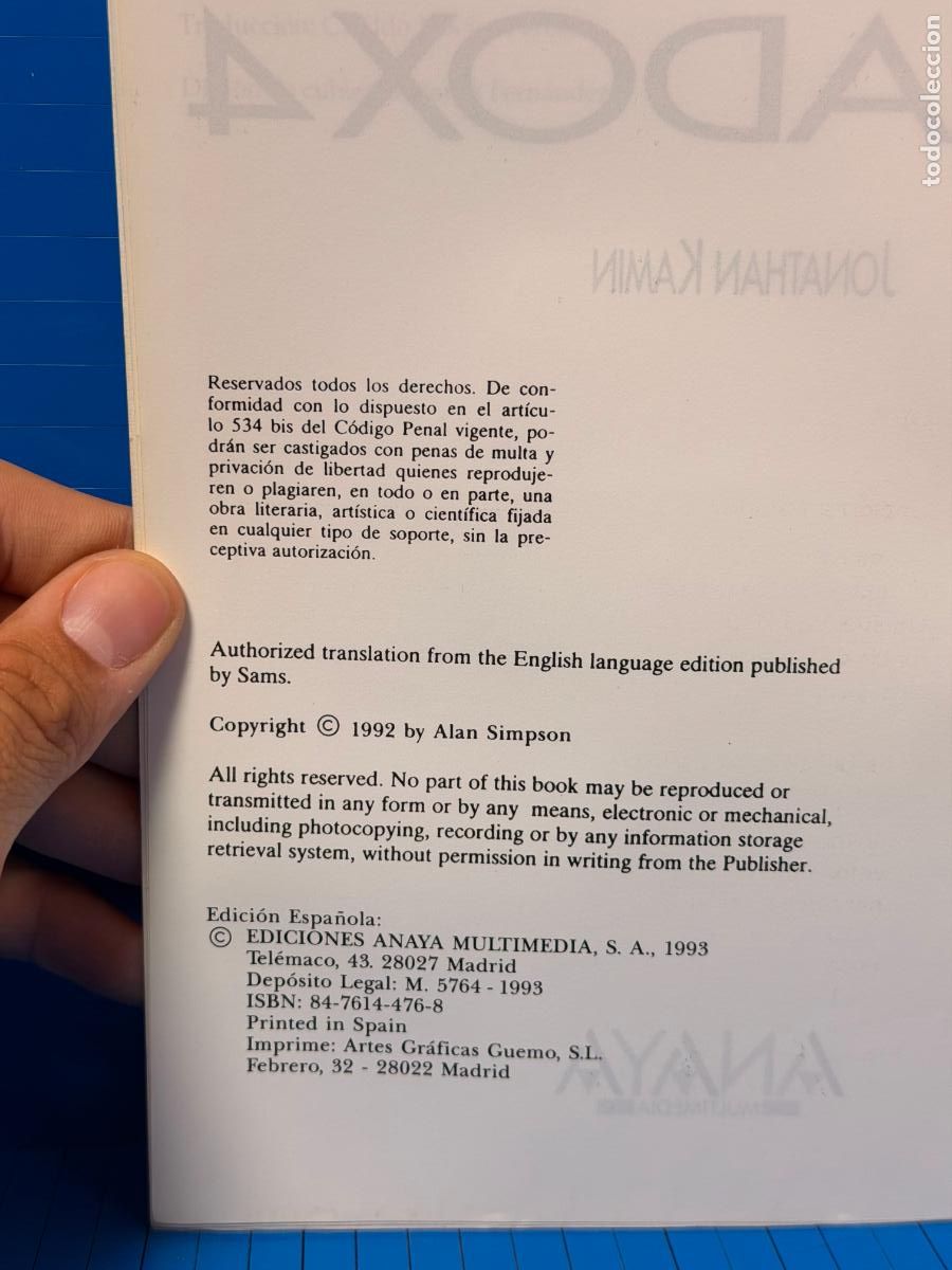Libros de segunda mano: MANUAL PARADOX 4 JONATHAN KAMIN - ED. ANAYA - - Foto 3