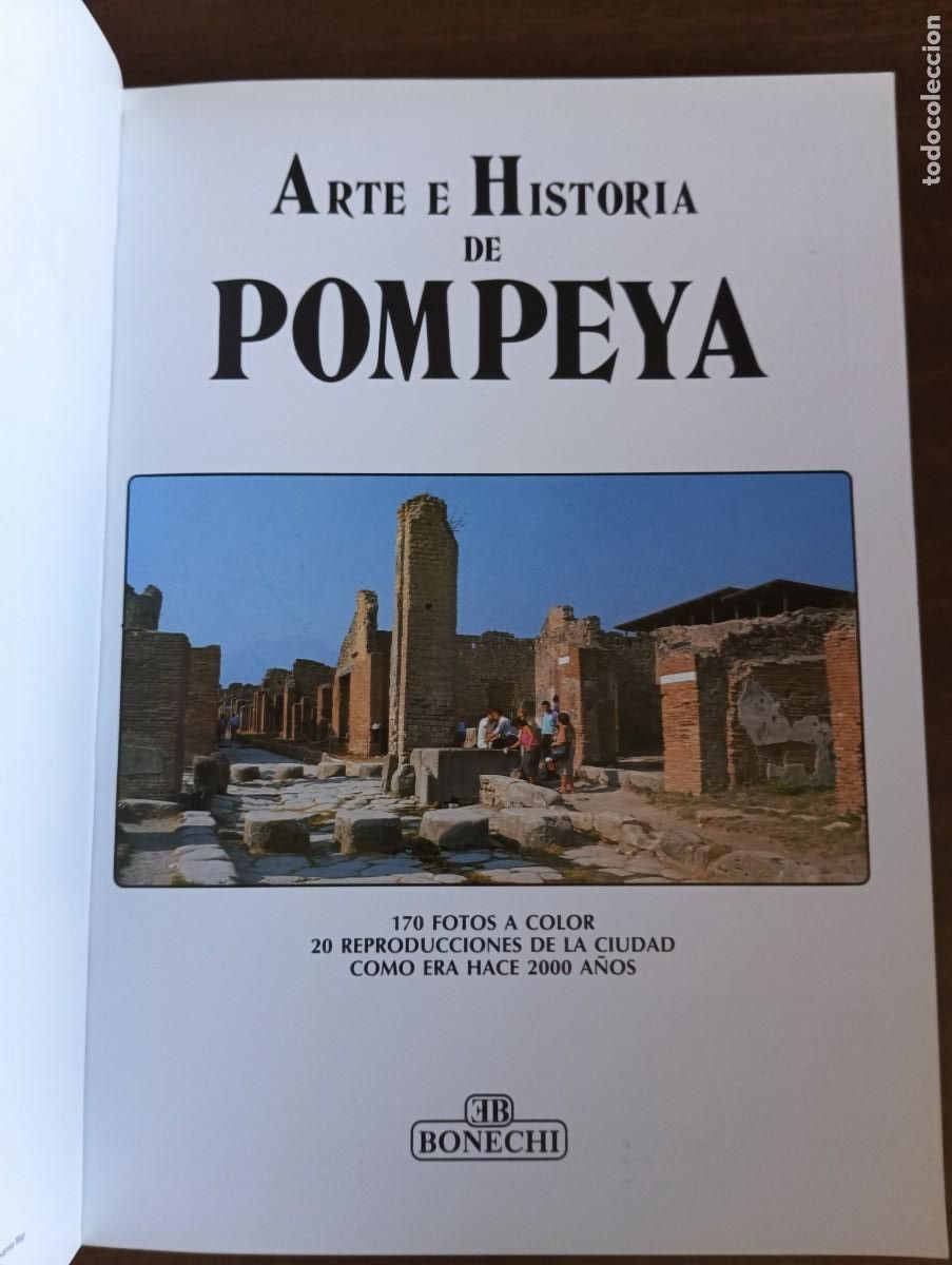 Libros de segunda mano: ARTE E HISTORIA DE POMPEYA - CON RECOSTRUCCIONES DE LA CIUDAD. - Foto 3