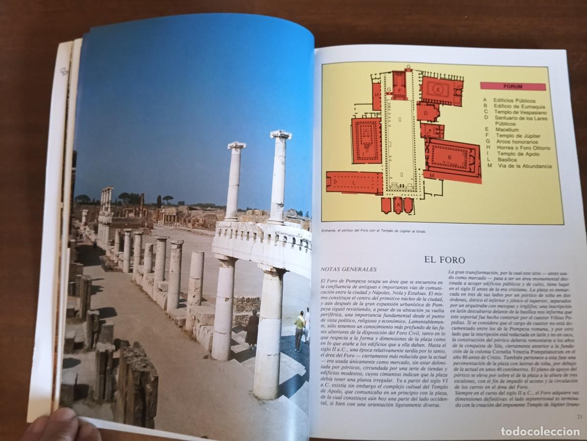 Libros de segunda mano: ARTE E HISTORIA DE POMPEYA - CON RECOSTRUCCIONES DE LA CIUDAD. - Foto 5
