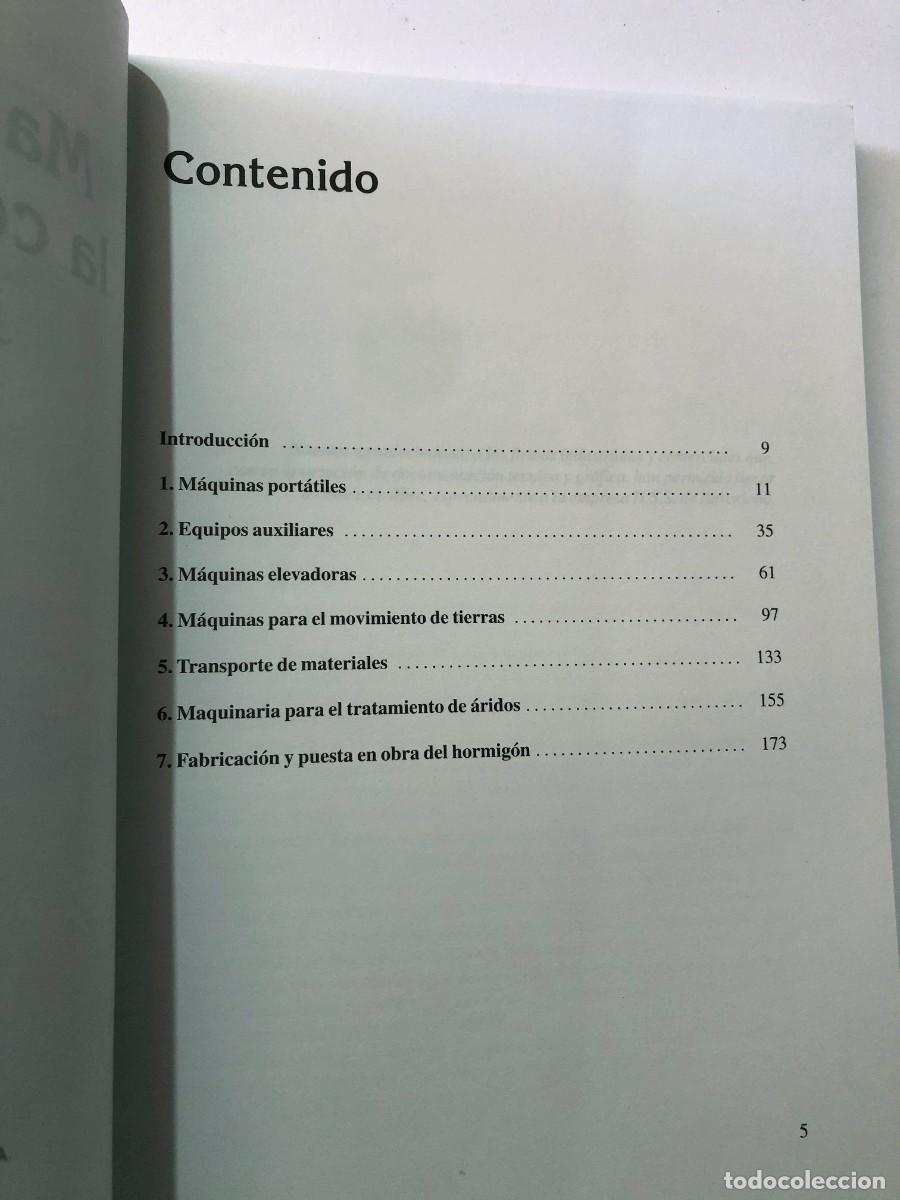 Libros de segunda mano: MAQUINARIA EN CONSTRUCCI&Oacute;N / JUAN DE CUSA / CEAC 2000 - Foto 2