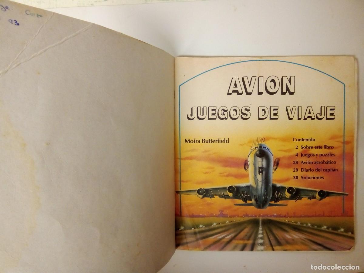 Libros de segunda mano: AVION, JUEGOS DE VIAJE, EDICIONES PLESA - Foto 3