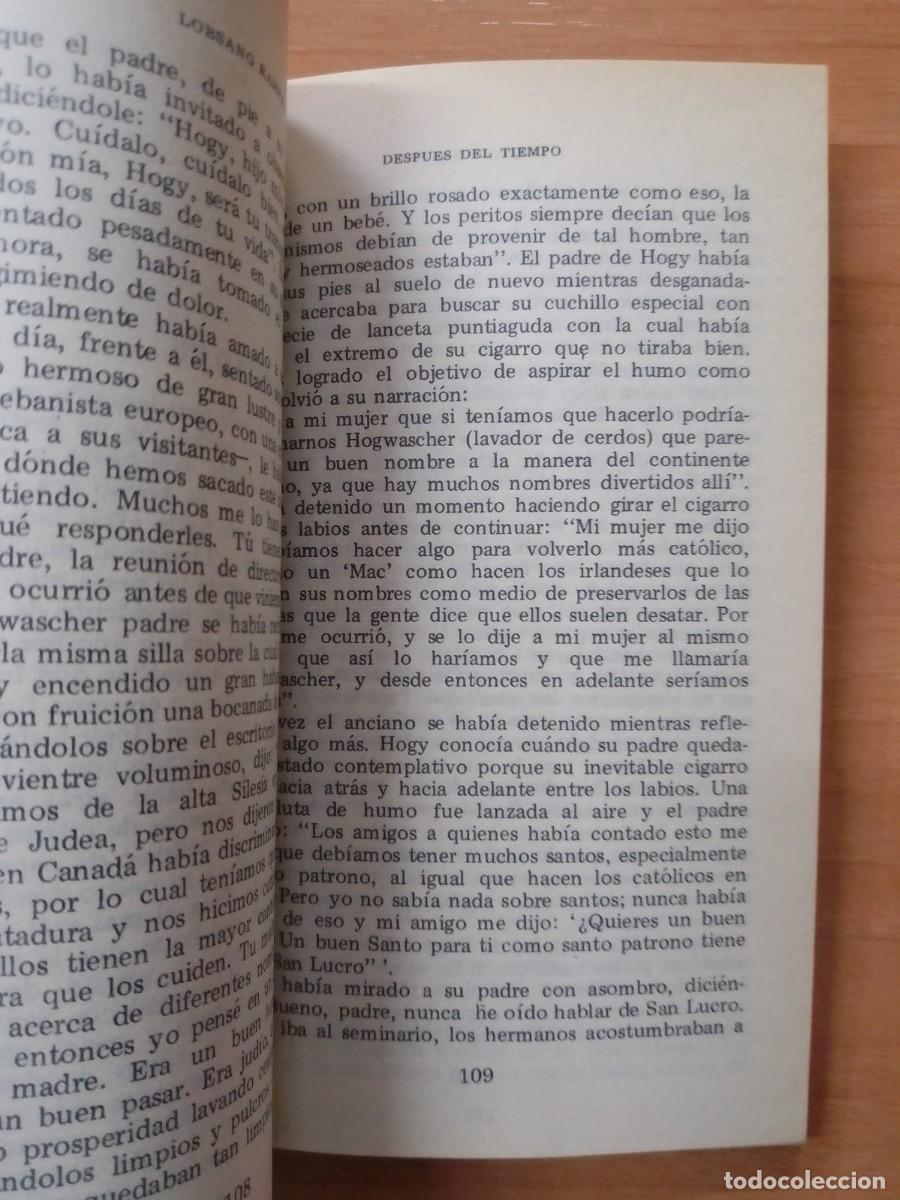 Libros de segunda mano: Despu&eacute;s del tiempo, de Lobsang Rampa - Foto 3