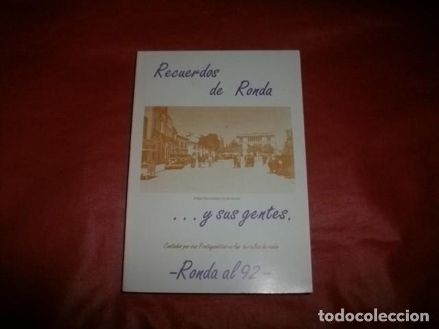 Libros de segunda mano: RECUERDOS DE RONDA Y SUS GENTES - Foto 1