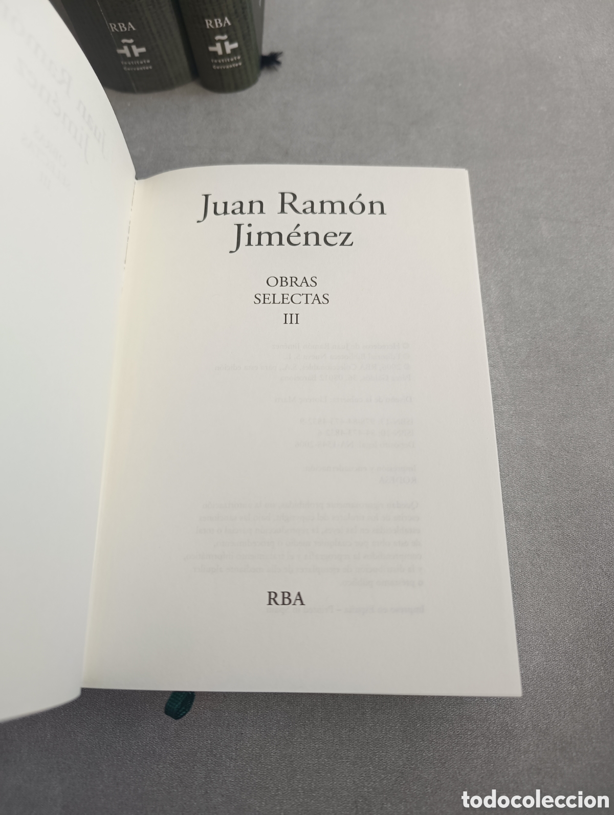 Libros de segunda mano: JUAN RAM&Oacute;N JIM&Eacute;NEZ. OBRAS SELECTAS COMPLETAS RBA- INSTITUTO CERVANTES. - Foto 9