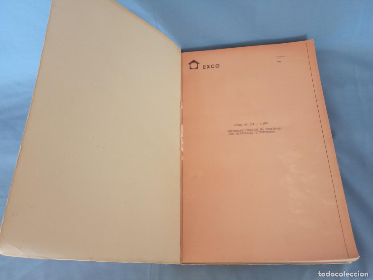 Libros de segunda mano: Norma MV-301-1970 Impermeabilizacion de cubiertas - Foto 3
