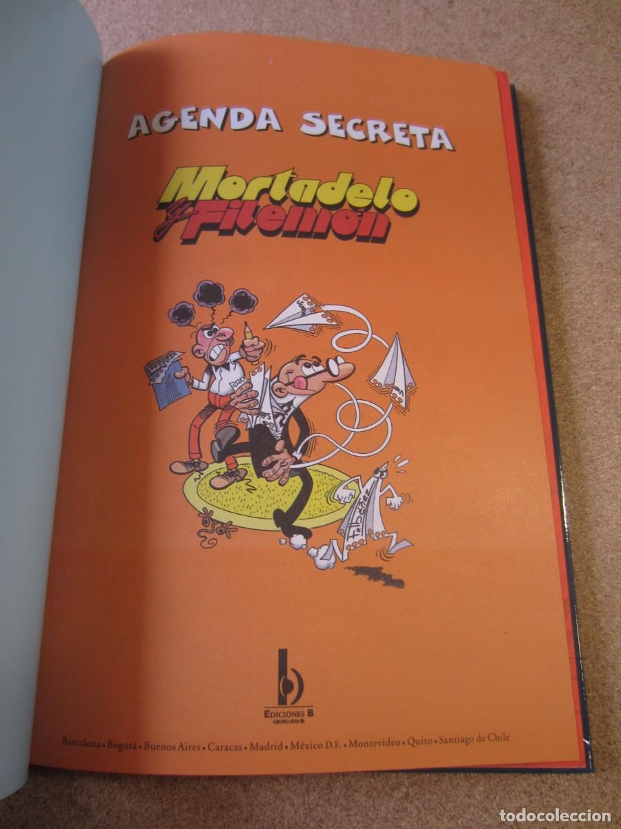 Libros de segunda mano: Mortadelo y Filem&oacute;n Agenda Secreta (Ediciones B) - Foto 10