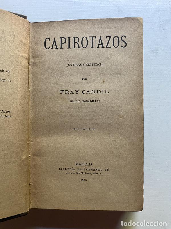Libros de segunda mano: Capirotazos - Candil Fray