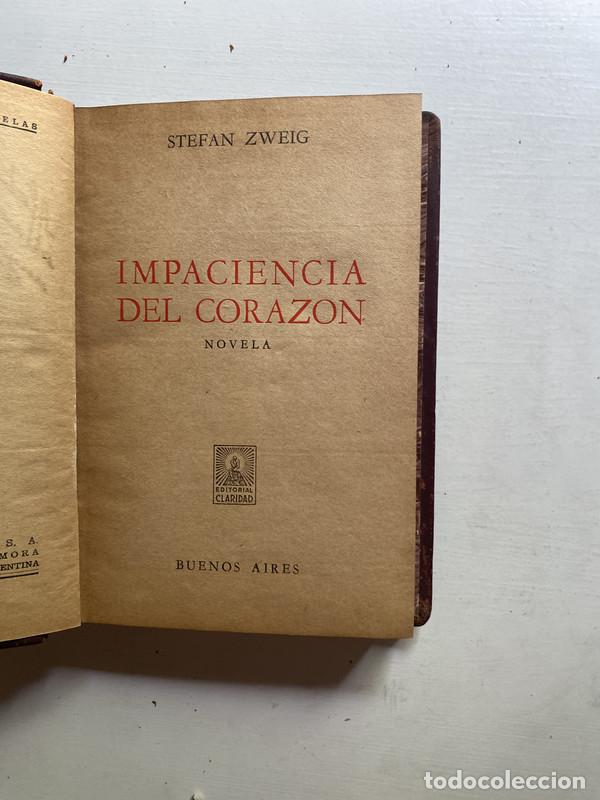 Libros de segunda mano: Impaciencia del corazon - Zweig Stefan - Foto 1