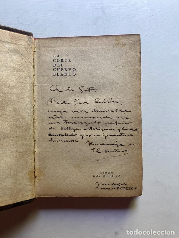Libros de segunda mano: La corte del cuervo blanco - Goy de Silva Ramon