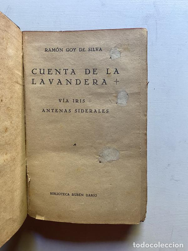 Libros de segunda mano: Cuenta de la lavandera - Goy de Silva Ramon