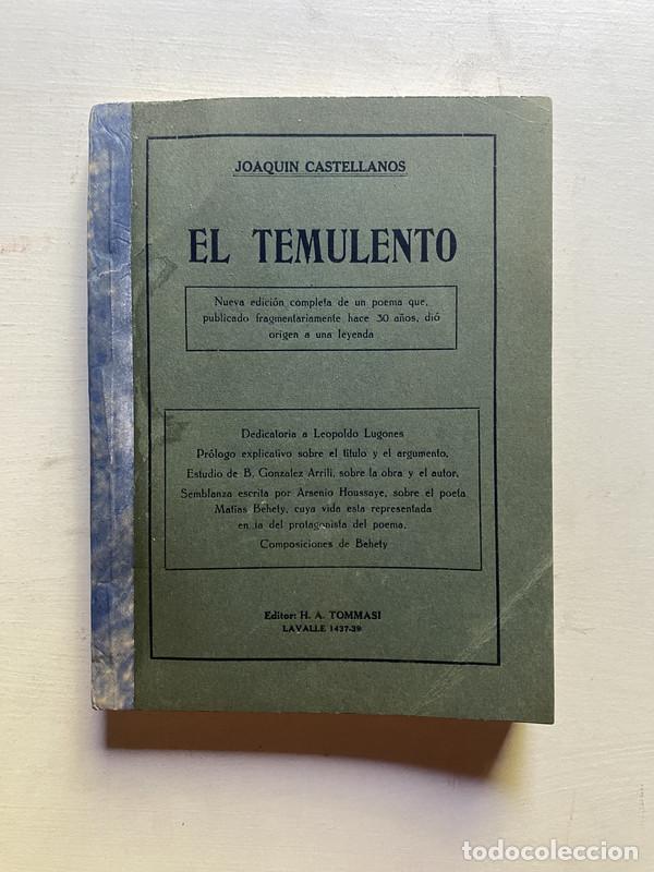 Libri di seconda mano: El temulento - Castellanos Joaquin