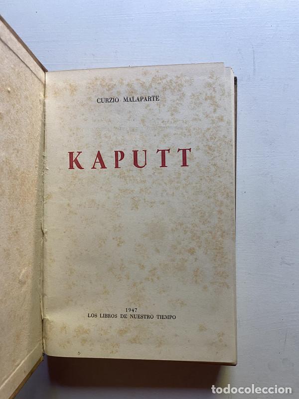 Libros de segunda mano: Kaputt - Malaparte Curzio