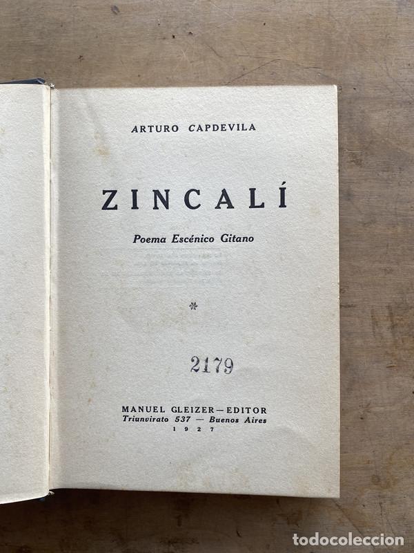 Libros de segunda mano: Zincali - Capdevila Arturo - Foto 1