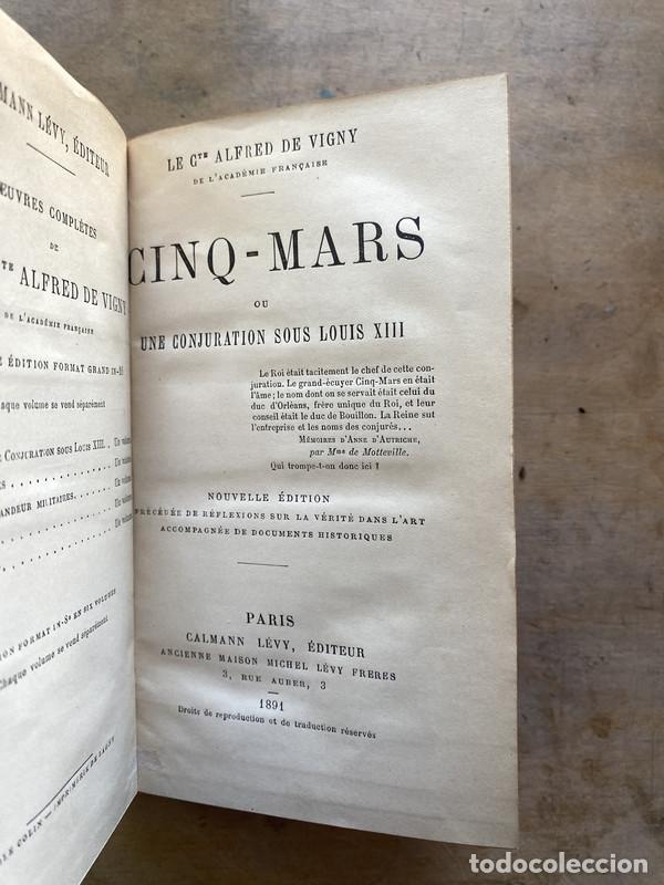 Libri di seconda mano: Cinq-mars ou une conjuration sous Louis XIII - De Vigny Alfred