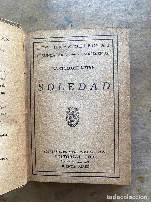 Libros de segunda mano: Soledad - Mitre Bartolome - Foto 1