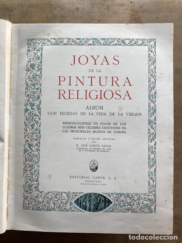 Libros de segunda mano: Joyas de la pintura religiosa - Camon Aznar - Foto 1
